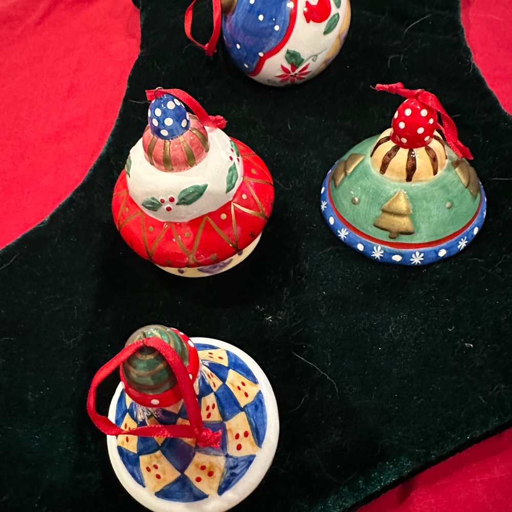 Colorful Ceramic Christmas Ornaments